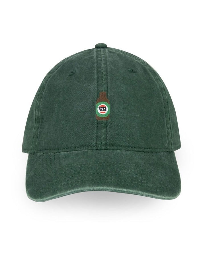 Vb Raglan Wash Ball Park Cap in Green