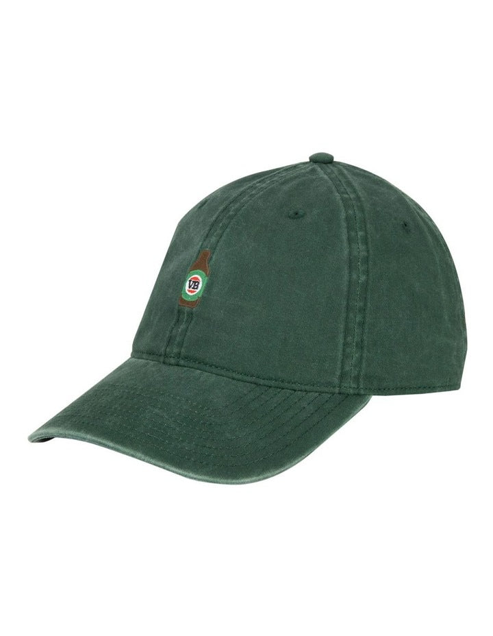 Vb Raglan Wash Ball Park Cap in Green