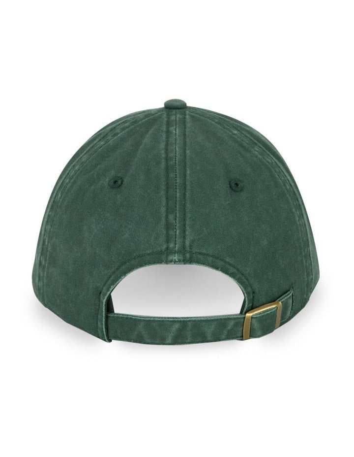Vb Raglan Wash Ball Park Cap in Green