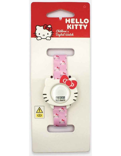 Children's Digital Watch - Pink Printed Strap