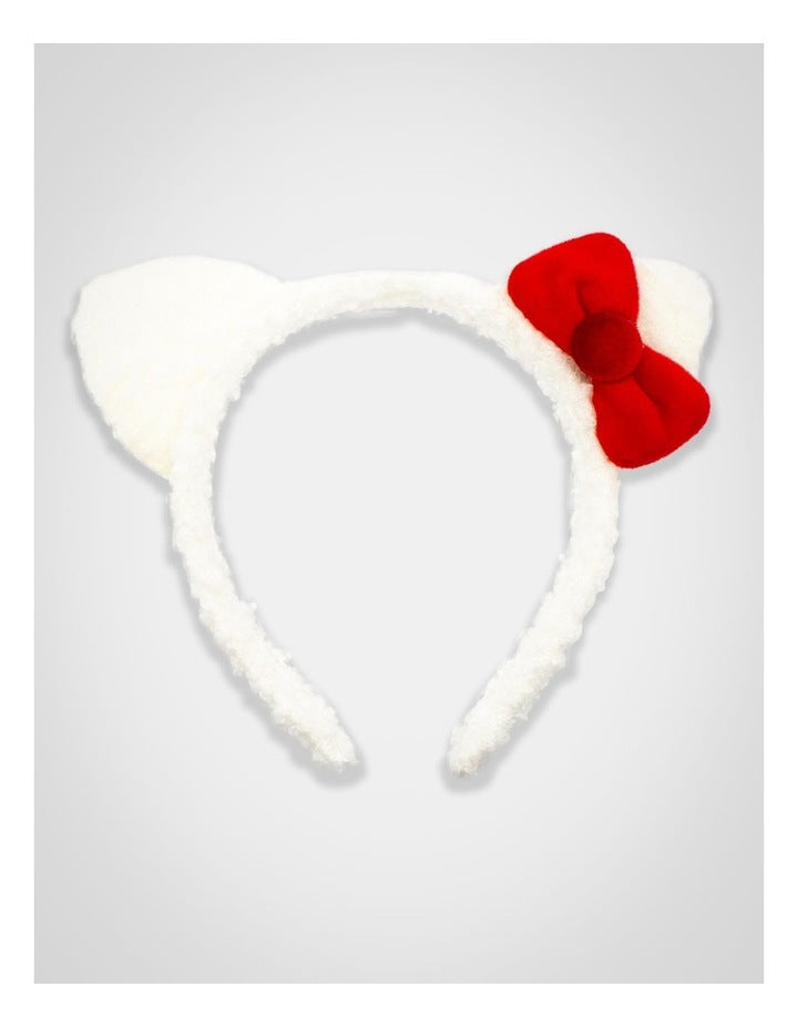 Ears Alice Band in White