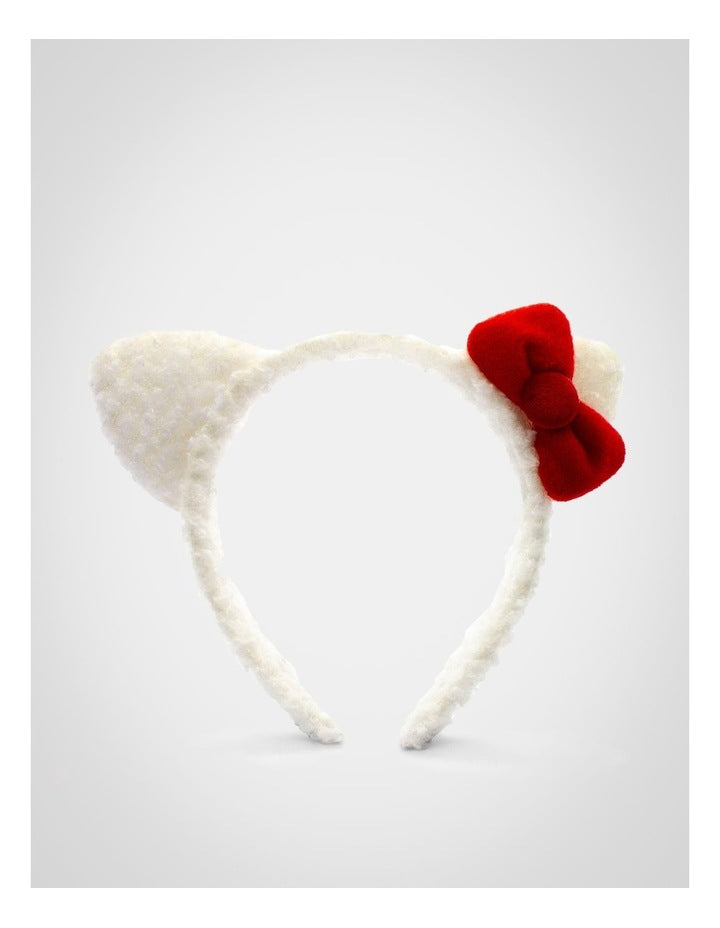 Ears Alice Band in White