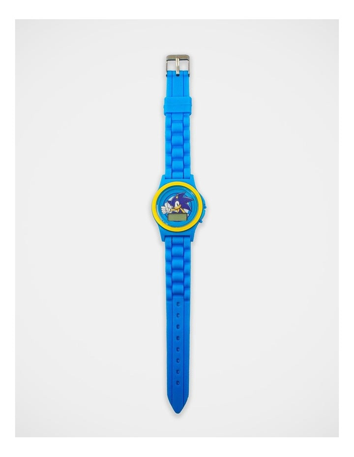 Silicone Chain Digital Watch in Blue