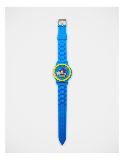 Silicone Chain Digital Watch in Blue