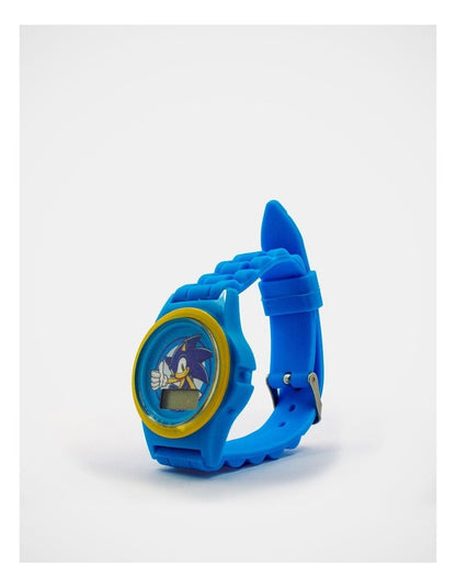 Silicone Chain Digital Watch in Blue