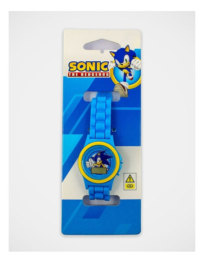 Silicone Chain Digital Watch in Blue