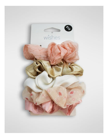 Scrunchie Hairband Pack Of 5 in Multi