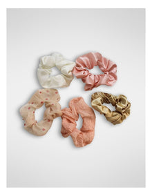 Scrunchie Hairband Pack Of 5 in Multi