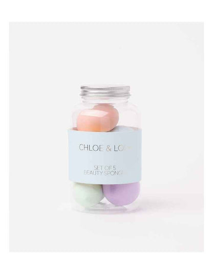 Set of 5 Sponges in Jar