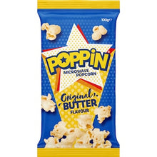 Poppin Microwave Popcorn Butter Flavour 100g