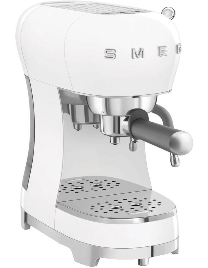 50's Style Espresso Machine - White ECF02WHAU
