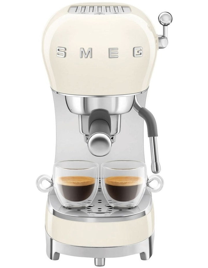 50's Style Espresso Machine - Cream ECF02CRAU