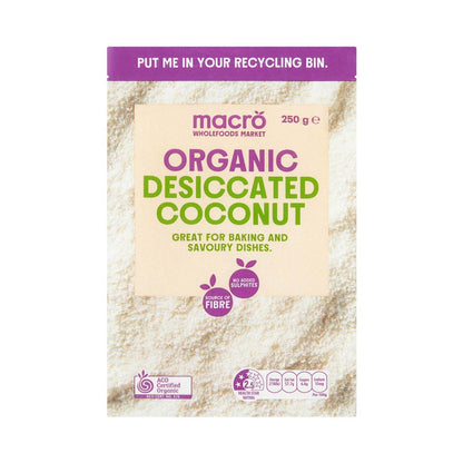 Macro Organic Desiccated Coconut 250g