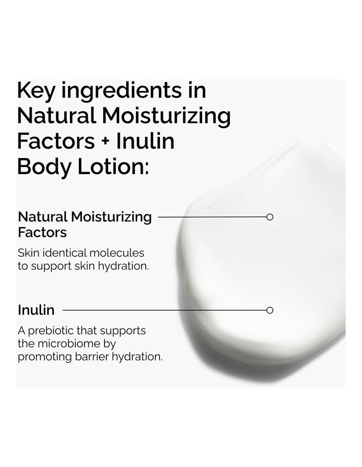 Natural Moisturizing Factors + Inulin Body Lotion - Lightweight, Hydrating 240ml