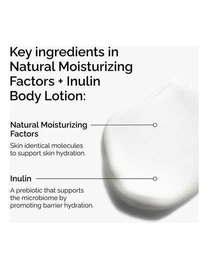 Natural Moisturizing Factors + Inulin Body Lotion - Lightweight, Hydrating 240ml
