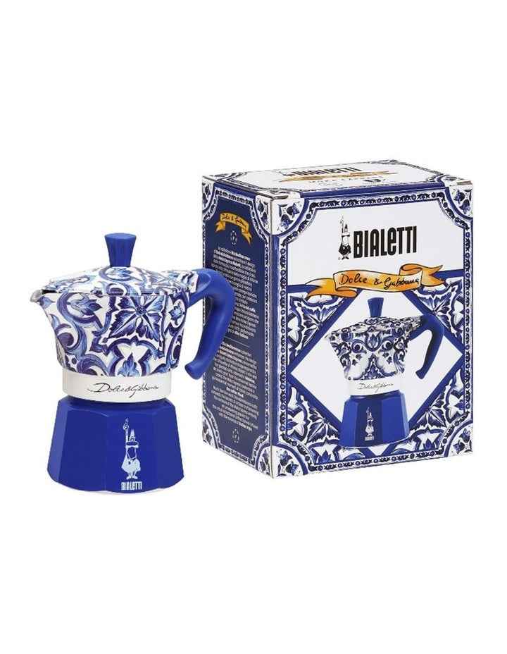 D&G Moka Express 3 Cup Blue Med
