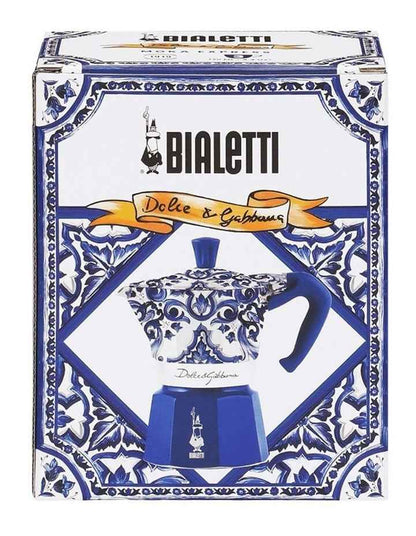 D&G Moka Express 3 Cup Blue Med