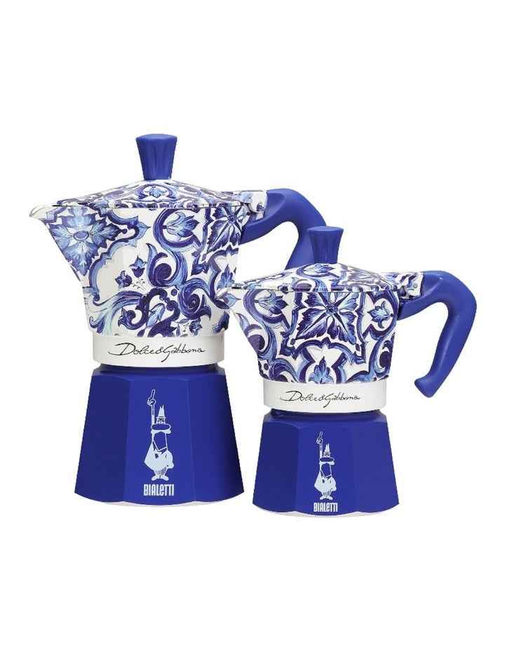 D&G Moka Express 3 Cup Blue Med