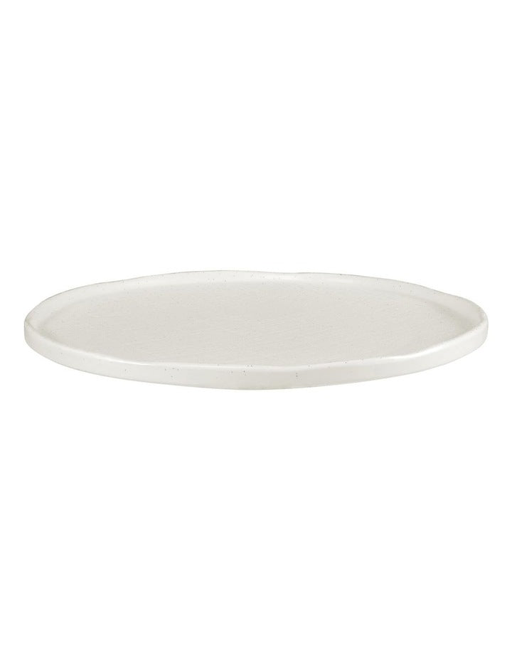 Onni High Rim Dinner Plate 26.5cm in Speckle White