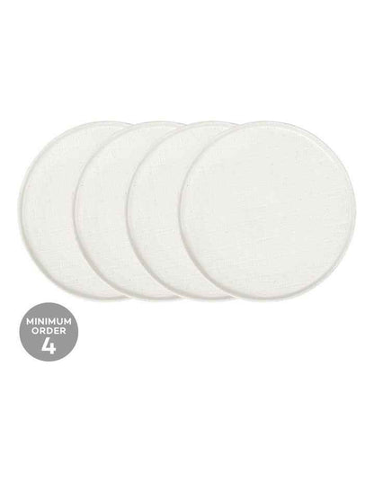 Onni High Rim Dinner Plate 26.5cm in Speckle White