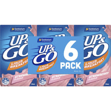 Sanitarium Up & Go Liquid Breakfast Strawberry 250mL x 6 pack