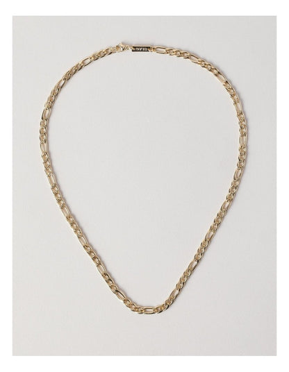 Figaro Chain Necklace in Gold