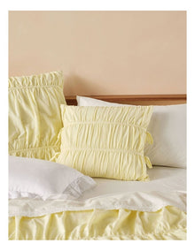 Layla Cushion 48x48cm in Lemon