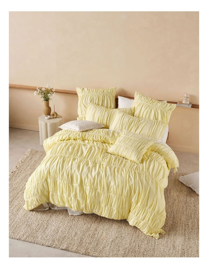 Layla Cushion 48x48cm in Lemon