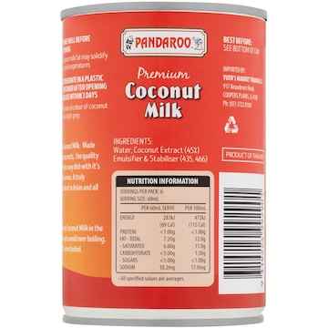 Pandaroo Coconut Milk 400mL