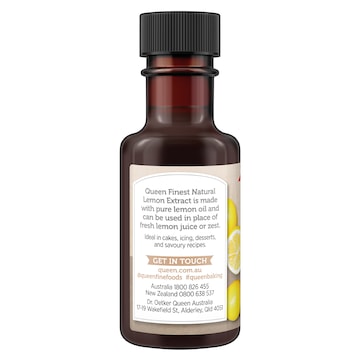 Queen Finest Lemon Natural Extract Intense Flavour 50mL