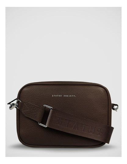 Plunder with Webbed Strap Crossbody Bag in Cocoa