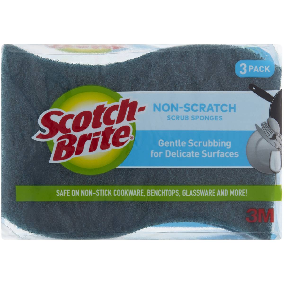 Scotch-Brite Non Scratch Scrub Sponge 3 Pack