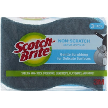 Scotch-Brite Non Scratch Scrub Sponge 3 pack
