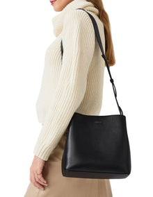 Dukes Compartment Crossbody Bag in Black