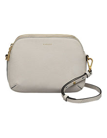 Dukes Place Ziptop Crosbody Bag in Chalk