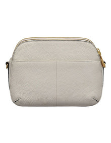 Dukes Place Ziptop Crosbody Bag in Chalk