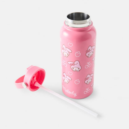 946ml Pink My Melody Stainless Steel Cylinder Drink Bottle