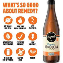 Remedy Kombucha Orange Squeeze 330mL