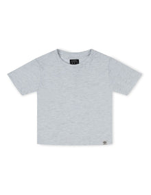 The New Nation Tee (0-2 Years) in Light Grey