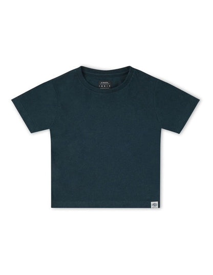 The New Nation Tee (0-2 Years) in Navy