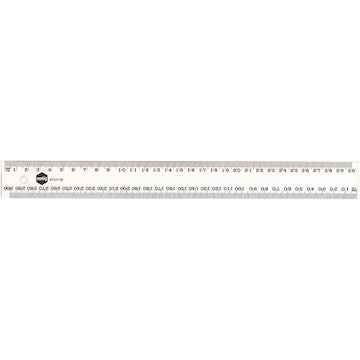 Marbig Clear Plastic Ruler 30cm each