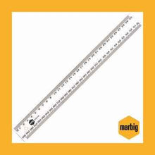 Marbig Clear Plastic Ruler 30cm each