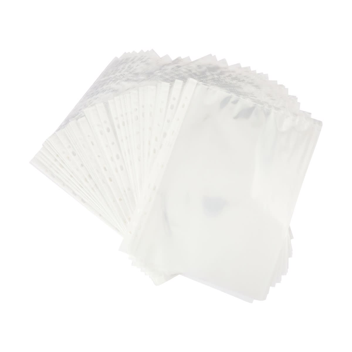 100 Pack A4 Sheet Protectors - Clear