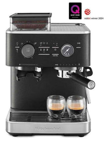 Semi Automatic Espresso Machine with Burr Grinder in Cast Iron Black 5KES6551ABK