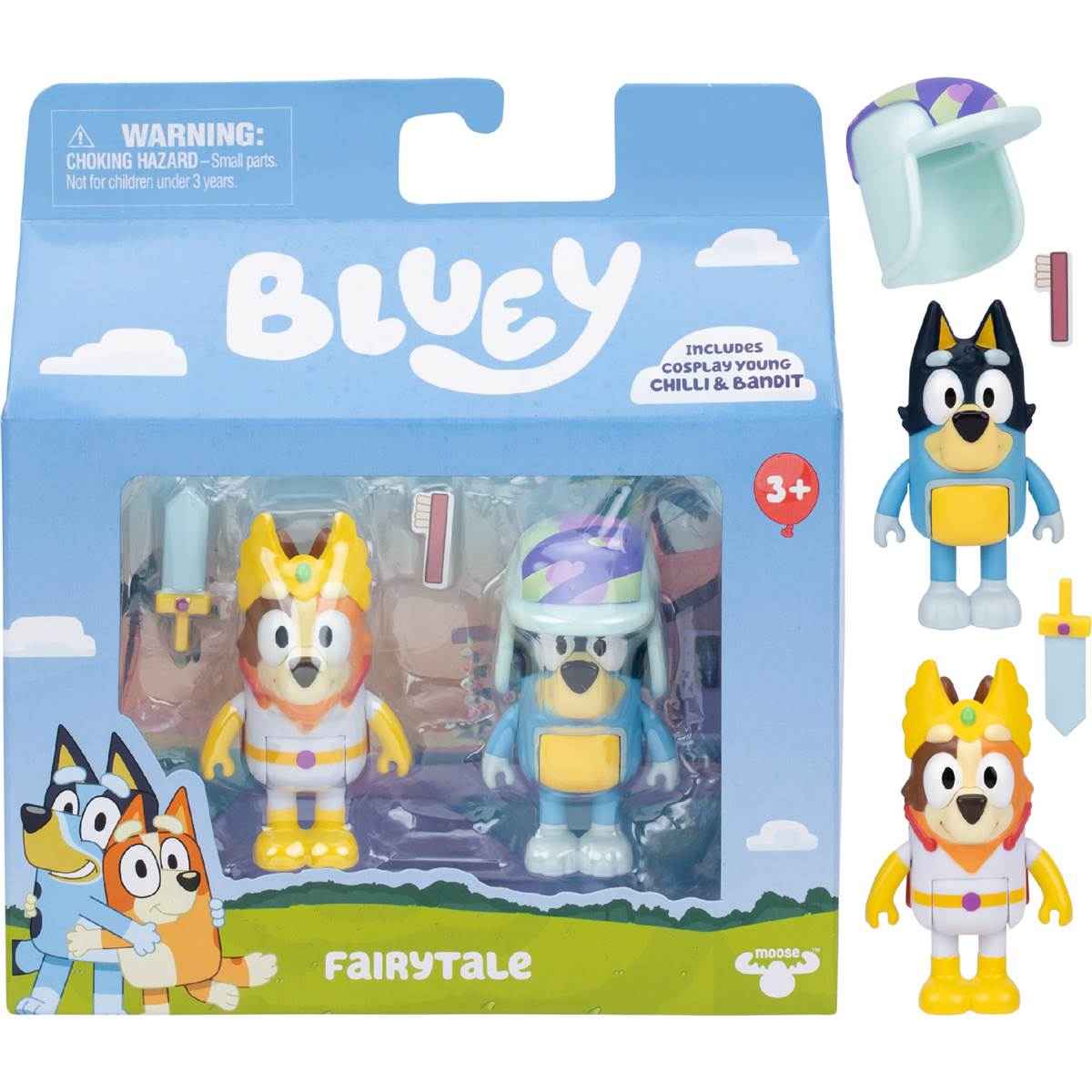Bluey Figurines Assorted 2 pack