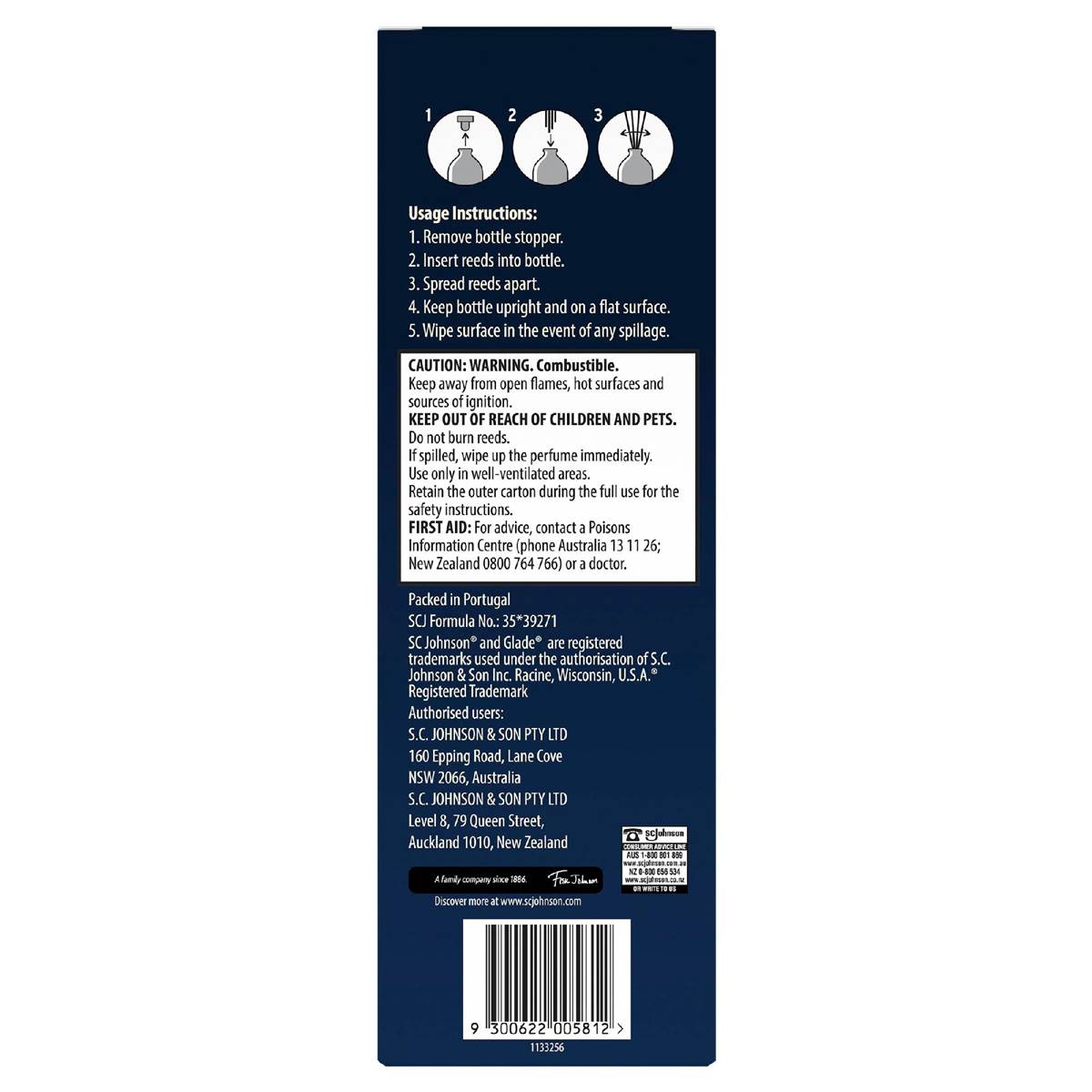 Glade Aromatherapy Reed Diffuser Lavender & Sandalwood 80ml