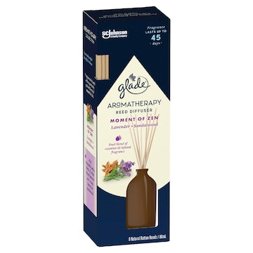 Glade Aromatherapy Reed Diffuser Lavender & Sandalwood 80mL