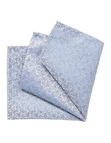 Floral Pocket Square in Grey
