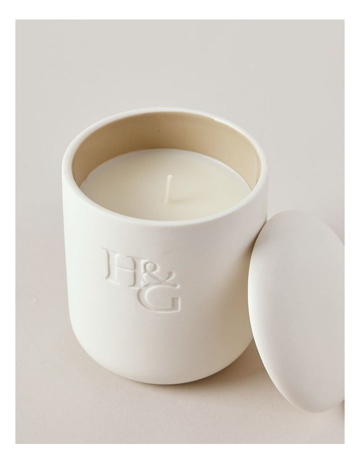 Hinterland Candle in Norfolk Island Pine 250g in Beige