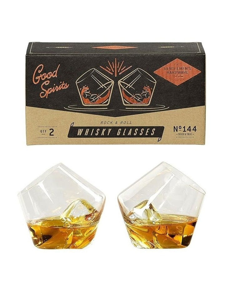 Rocking Whisky Glasses in Multi